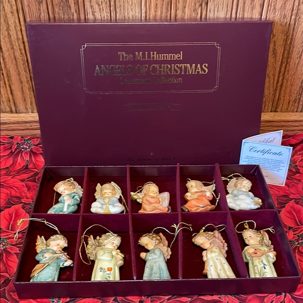 Hummel Angels of Christmas 12 Ornament Collection